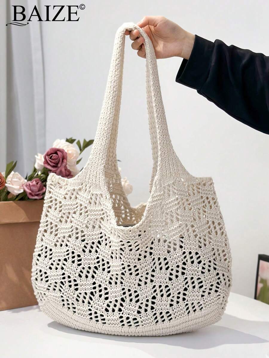 Breezy | Woven Beach Tote Bag