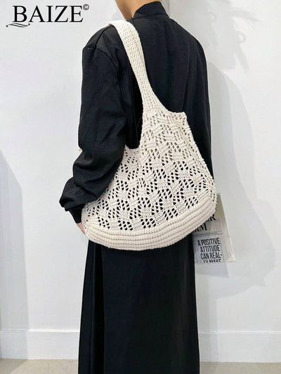 Breezy | Woven Beach Tote Bag