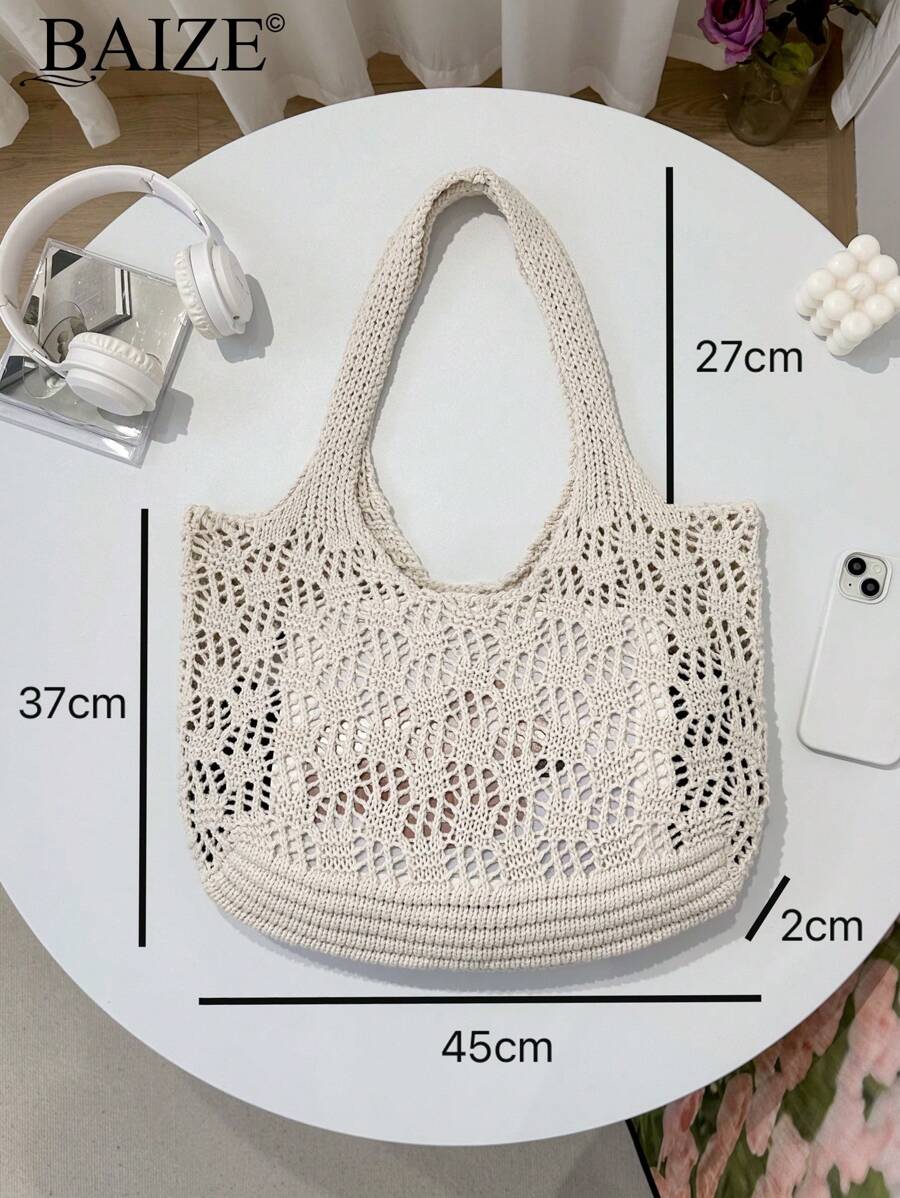 Breezy | Woven Beach Tote Bag