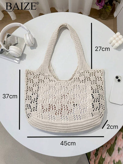 Breezy | Woven Beach Tote Bag