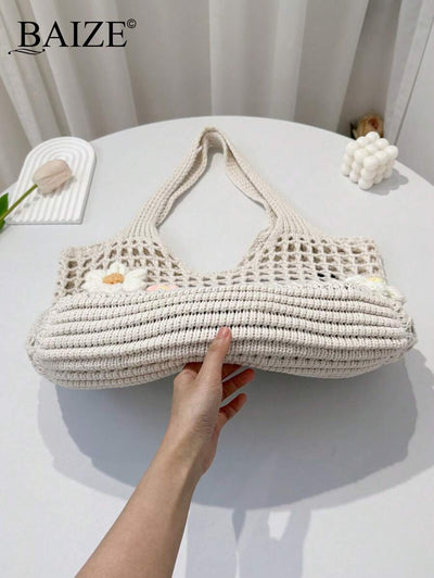 Breezy | Woven Beach Tote Bag