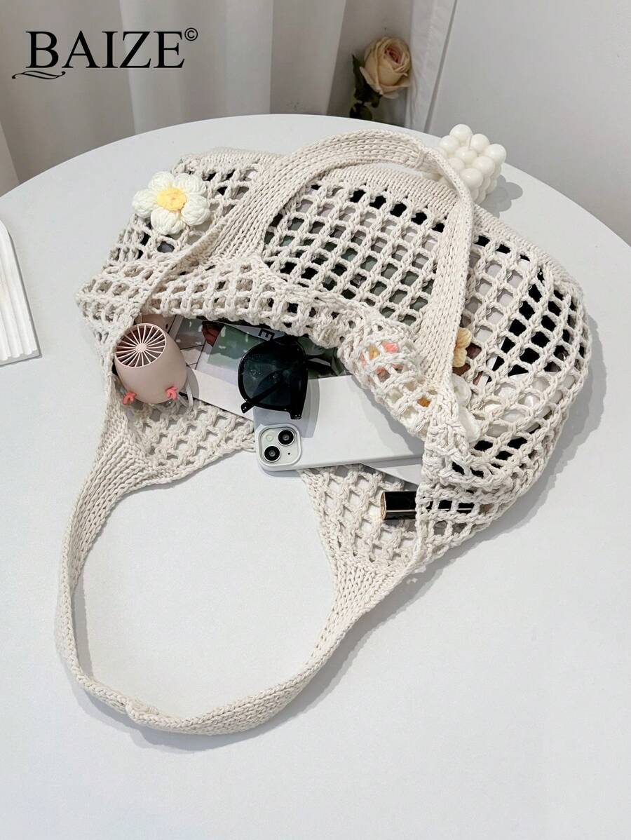 Breezy | Woven Beach Tote Bag