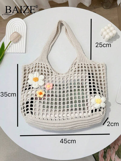 Breezy | Woven Beach Tote Bag