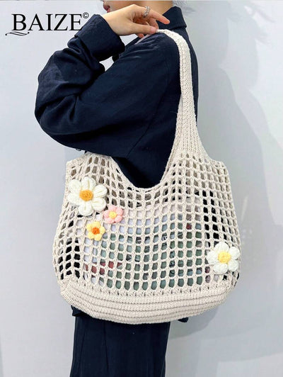 Breezy | Woven Beach Tote Bag