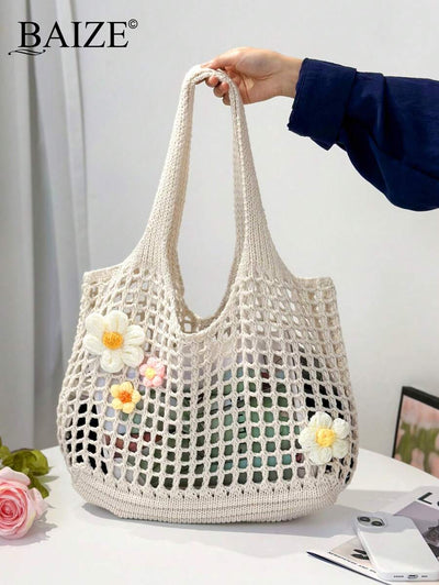 Breezy | Woven Beach Tote Bag