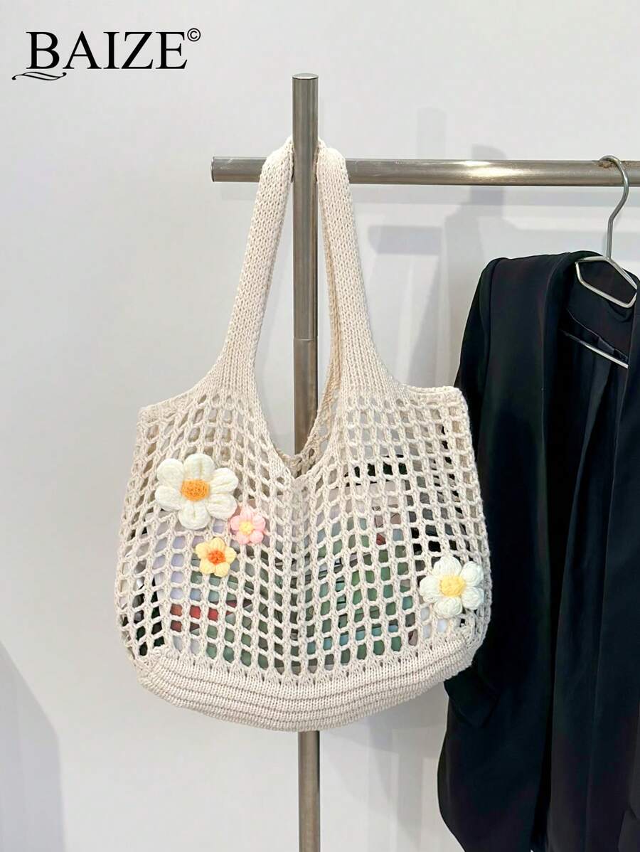 Breezy | Woven Beach Tote Bag