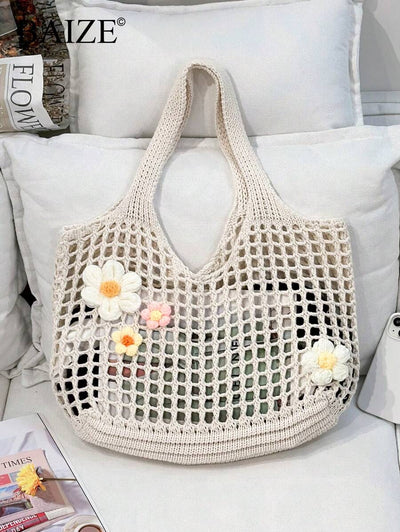 Breezy | Woven Beach Tote Bag