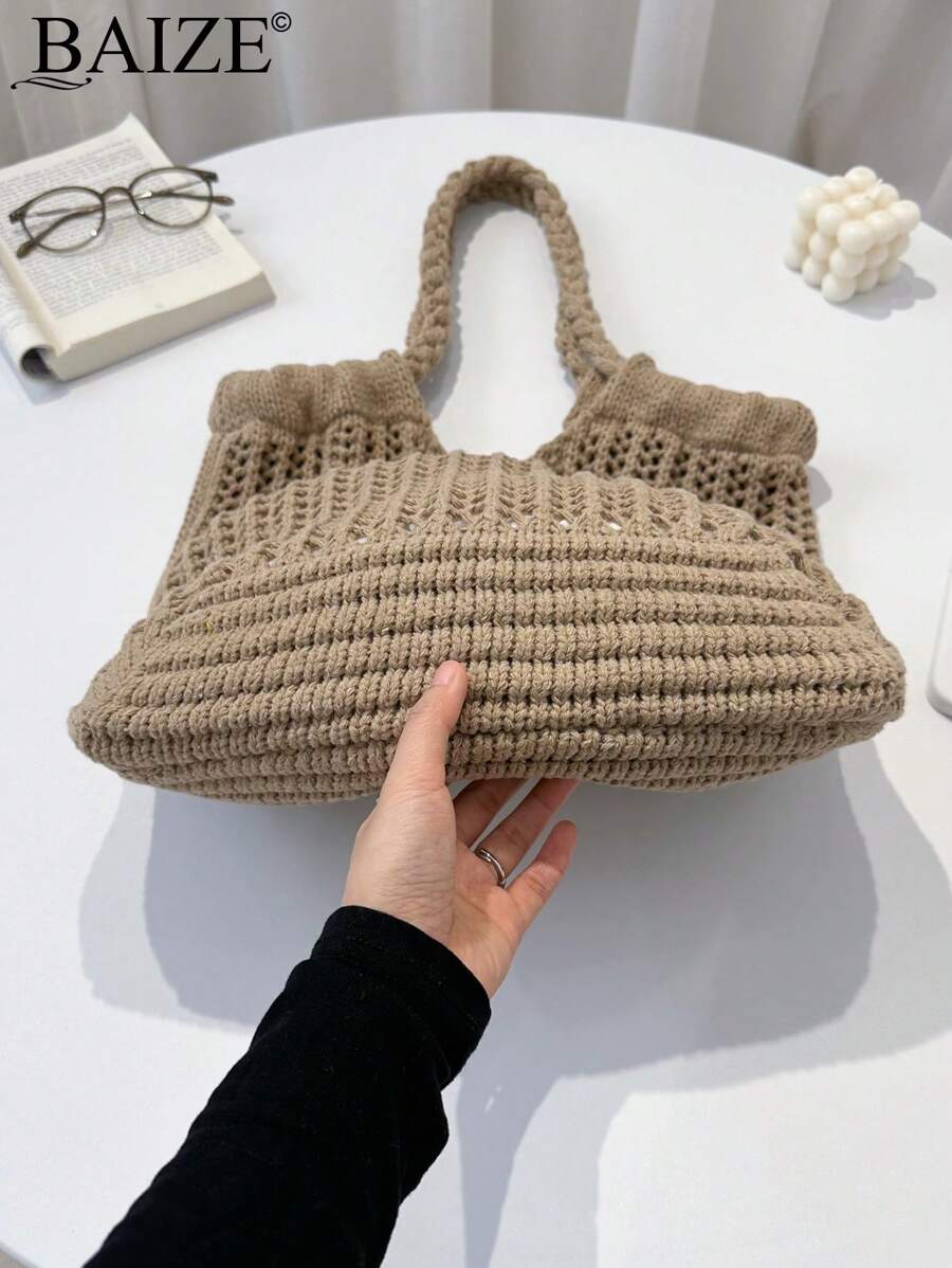 Breezy | Woven Beach Tote Bag