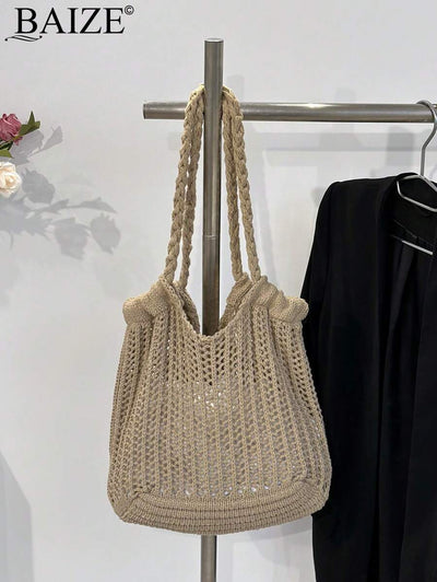 Breezy | Woven Beach Tote Bag