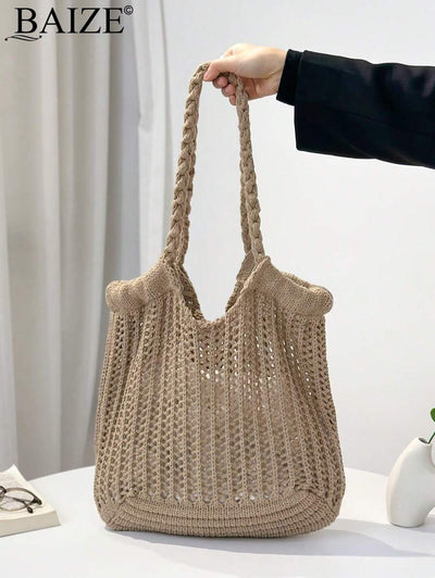 Breezy | Woven Beach Tote Bag