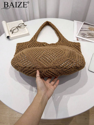 Breezy | Woven Beach Tote Bag
