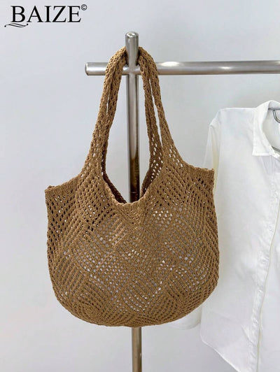 Breezy | Woven Beach Tote Bag