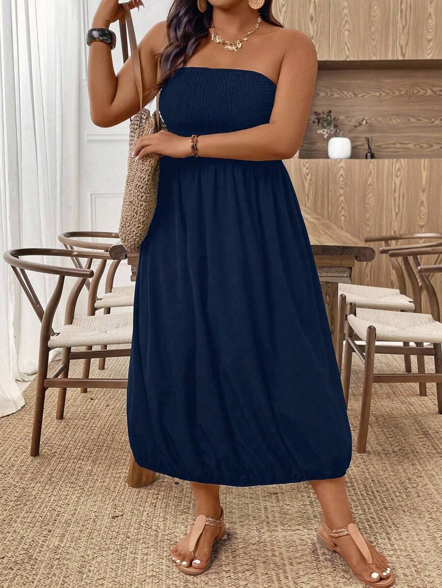 Breezy | Versatile Black Midi Dress