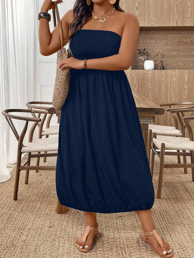 Breezy | Versatile Black Midi Dress