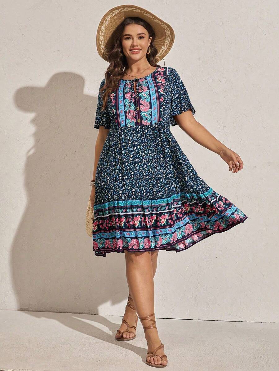 Luna | Boho Floral Sundress