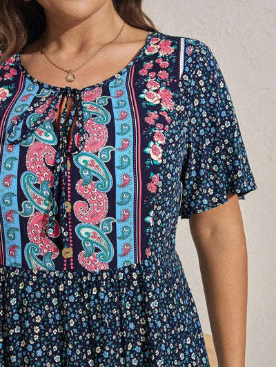 Luna | Boho Floral Sundress