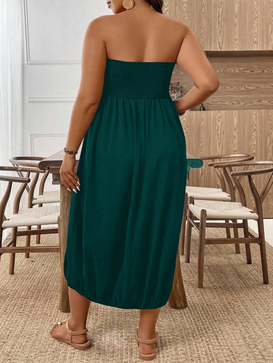 Breezy | Versatile Black Midi Dress