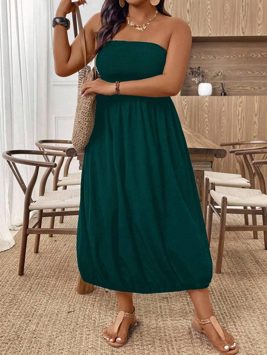 Breezy | Versatile Black Midi Dress