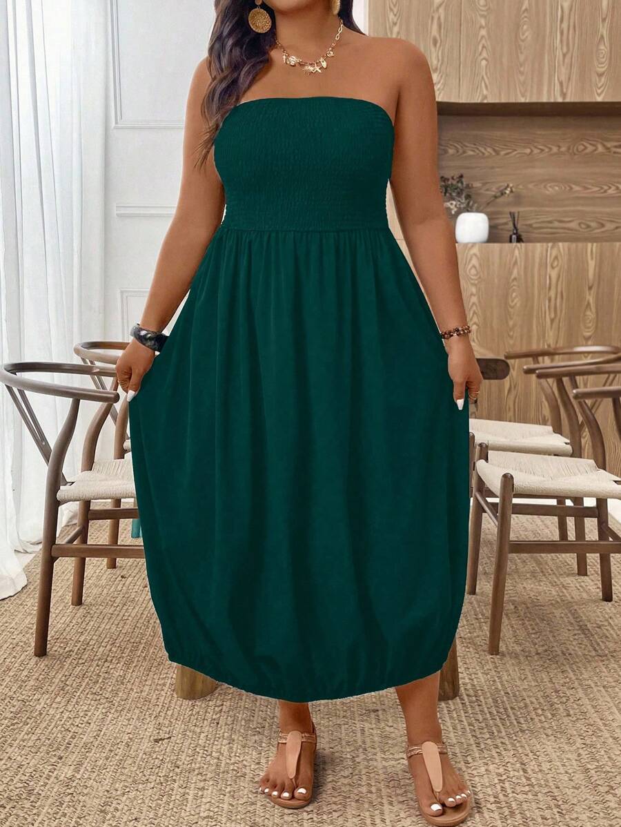 Breezy | Versatile Black Midi Dress