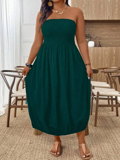 Breezy | Versatile Black Midi Dress