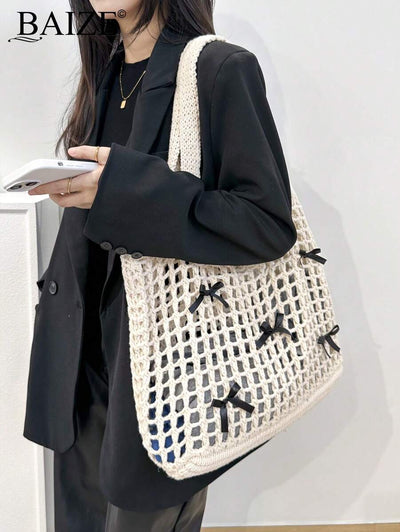 Breezy | Woven Beach Tote Bag