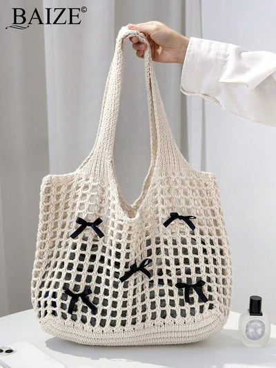 Breezy | Woven Beach Tote Bag