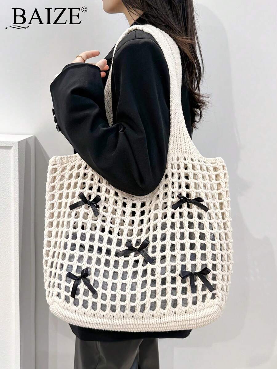 Breezy | Woven Beach Tote Bag