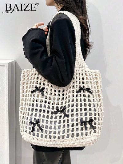 Breezy | Woven Beach Tote Bag