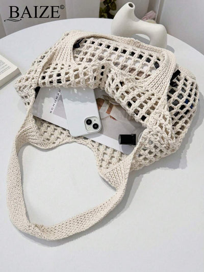 Breezy | Woven Beach Tote Bag