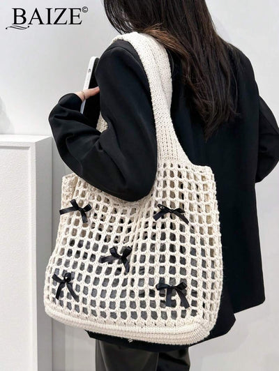 Breezy | Woven Beach Tote Bag