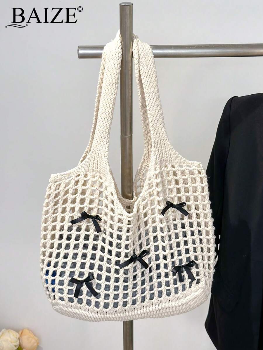 Breezy | Woven Beach Tote Bag