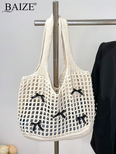 Breezy | Woven Beach Tote Bag