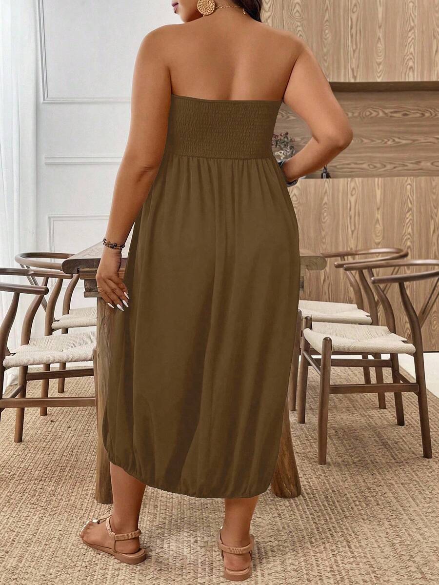 Breezy | Versatile Black Midi Dress