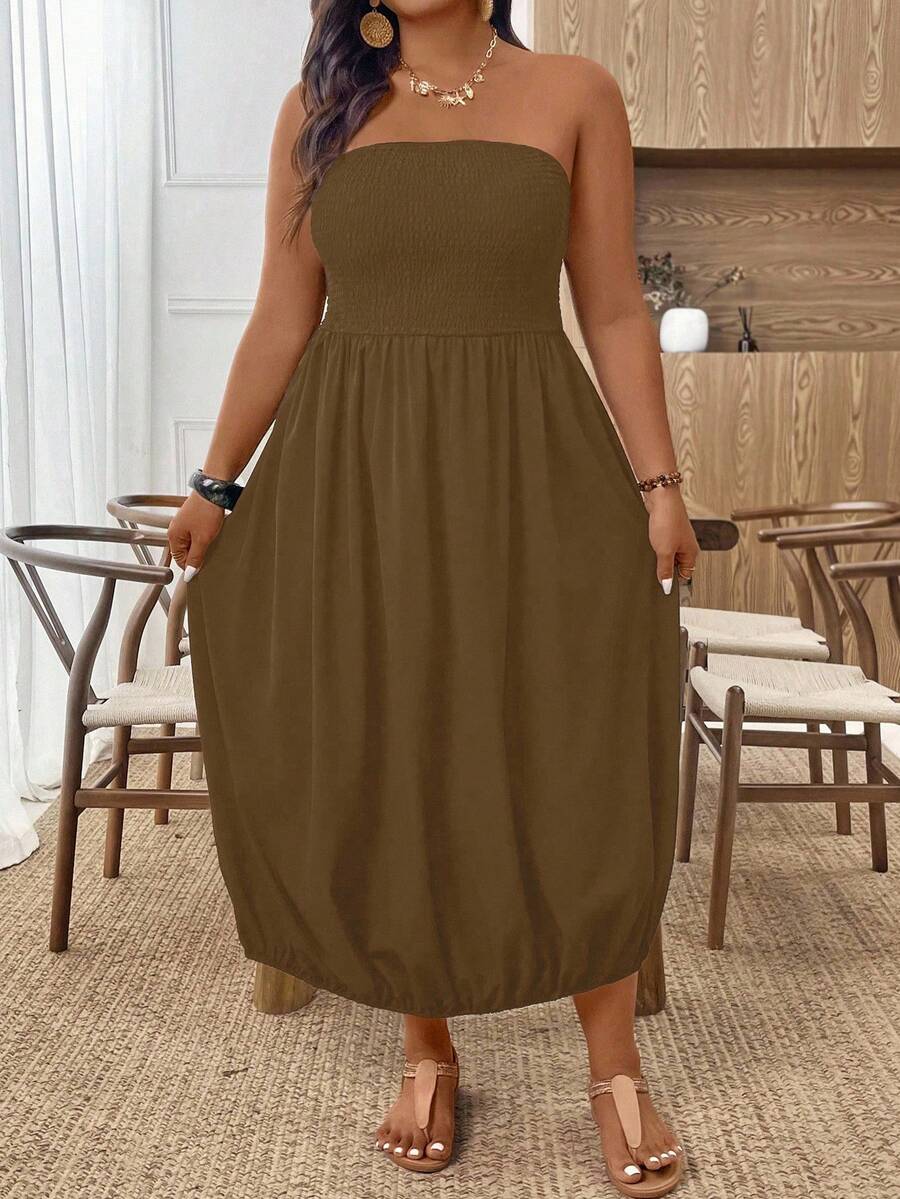 Breezy | Versatile Black Midi Dress