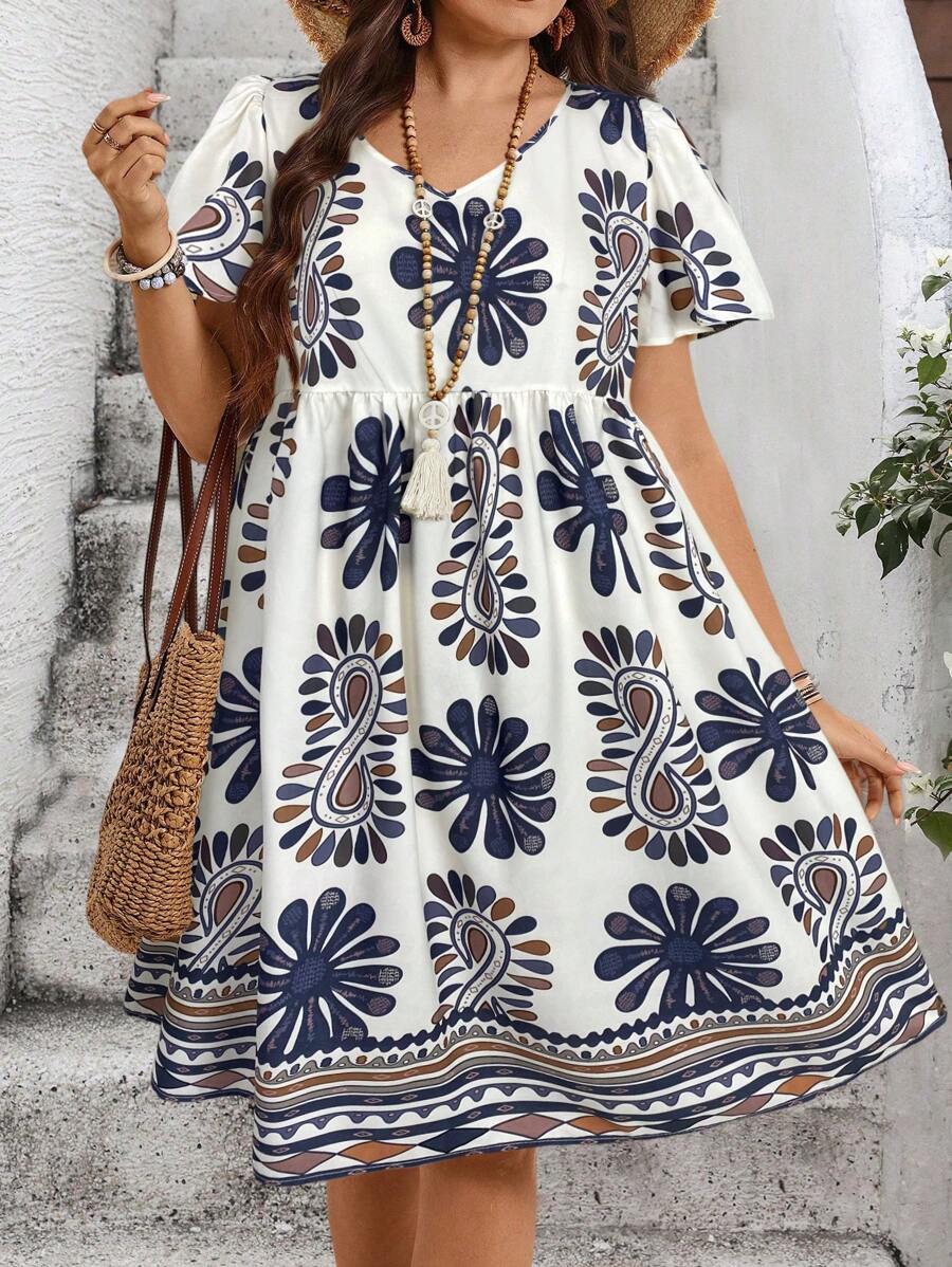 Willow | Ditsy Floral Midi Dress