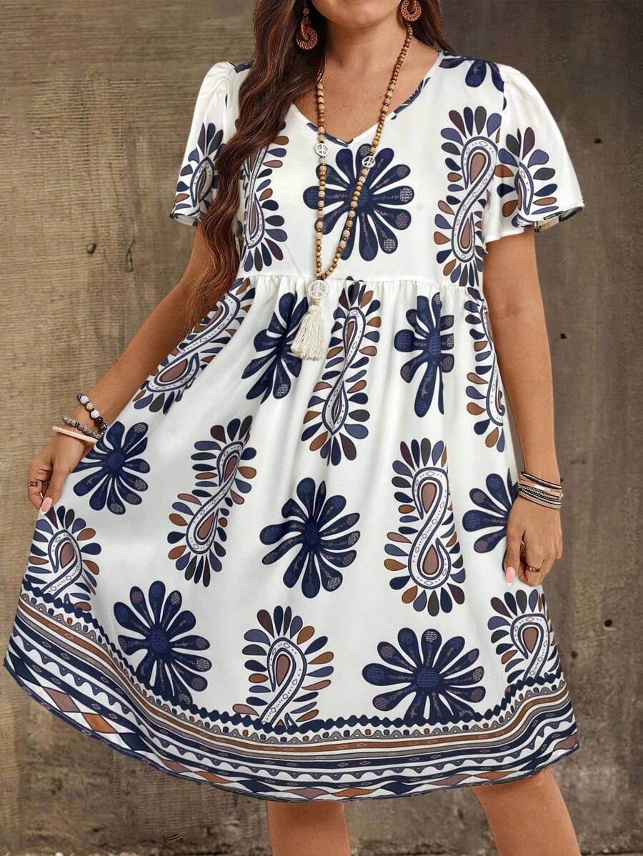 Willow | Ditsy Floral Midi Dress