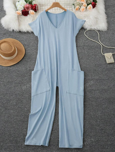 Nala | Casual V-Neck Jumpsuit