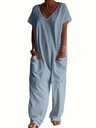 Nala | Casual V-Neck Jumpsuit