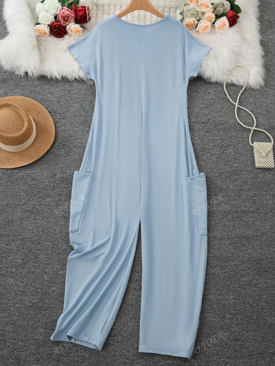 Nala | Casual V-Neck Jumpsuit