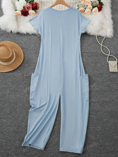 Nala | Casual V-Neck Jumpsuit