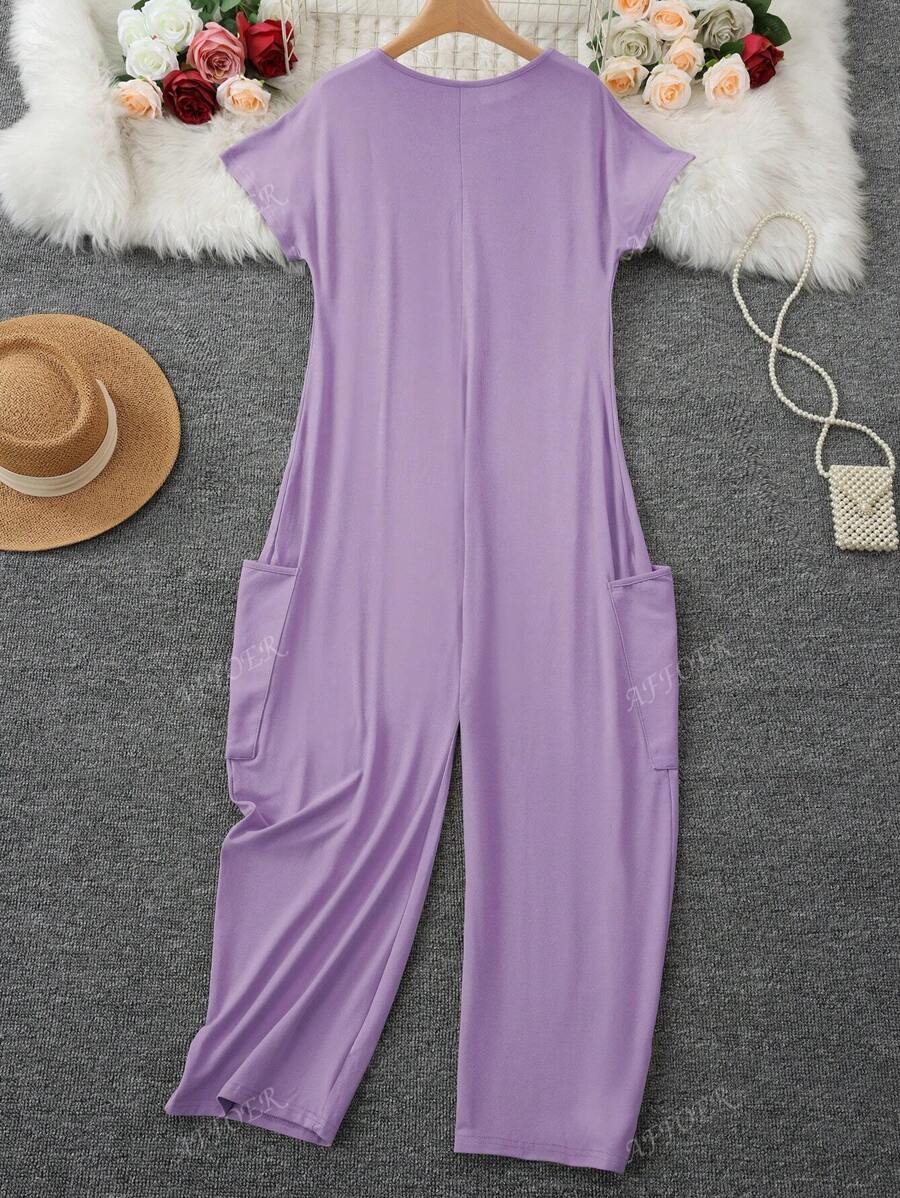 Nala | Casual V-Neck Jumpsuit