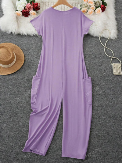 Nala | Casual V-Neck Jumpsuit