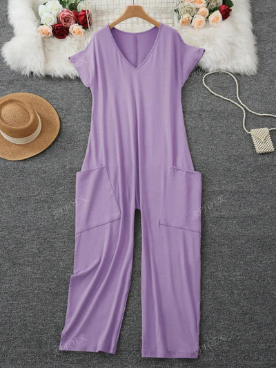 Nala | Casual V-Neck Jumpsuit