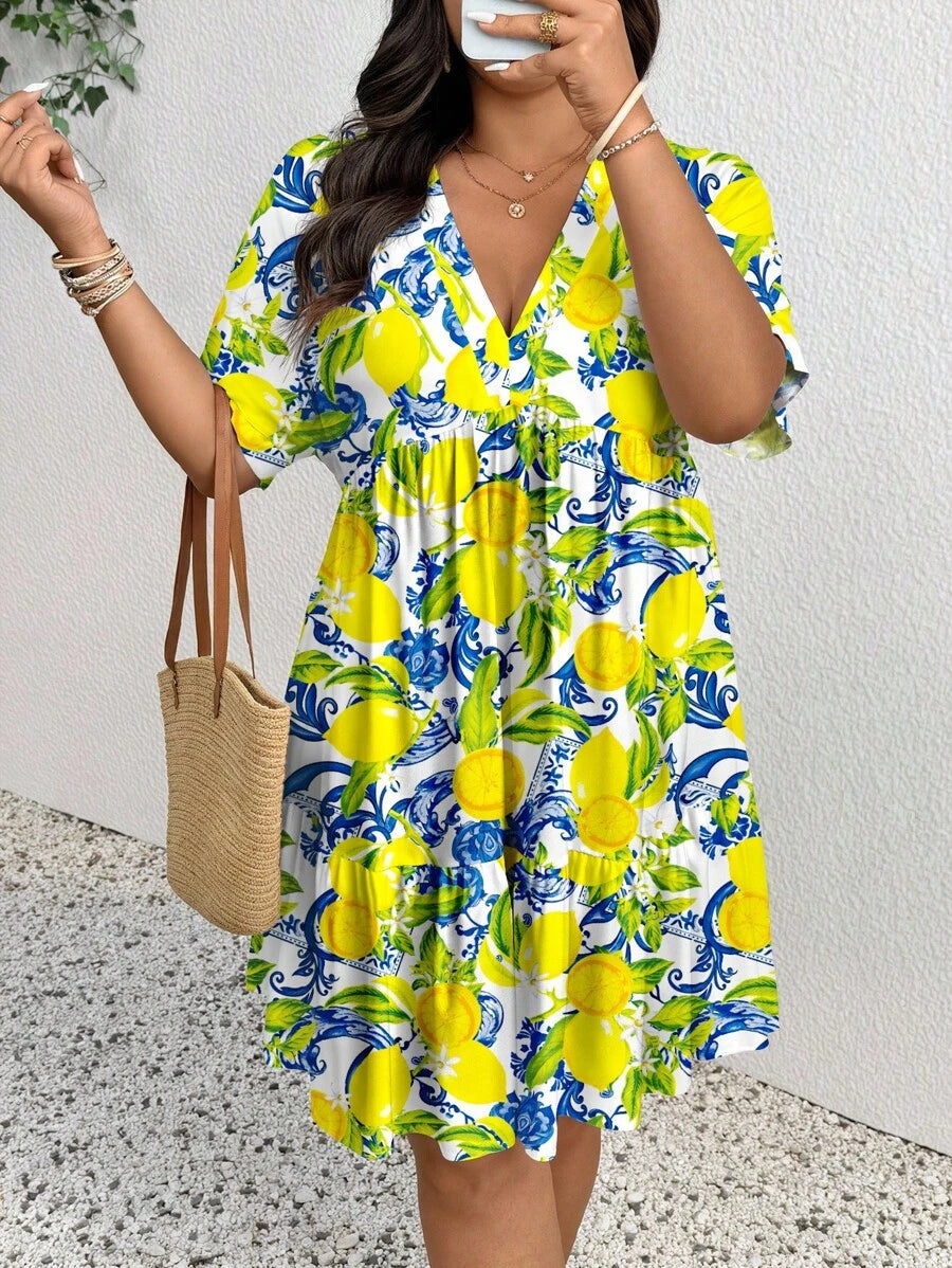 Bella | Flared Hem Summer Dress