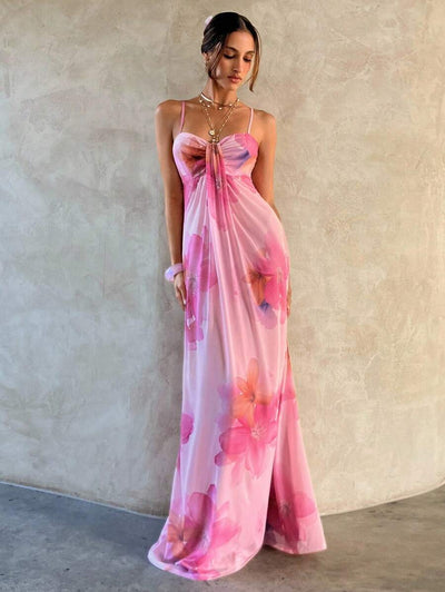 Aurelia | Elegant Floral Maxi Dress