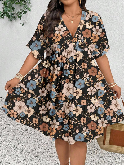 Flora | Retro Floral Summer Dress