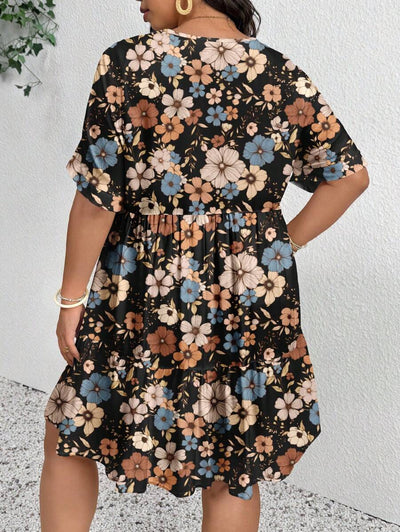 Flora | Retro Floral Summer Dress