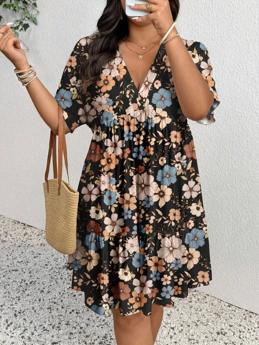 Flora | Retro Floral Summer Dress