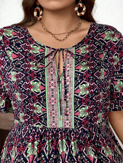 Luna | Boho Floral Sundress