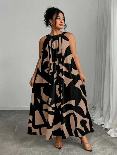 Zara | Vibrant Halter Summer Dress